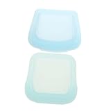 ABOOFAN 1 x Pillen-Set, Reisemedizin, Pillentasche, kleine Pillentasche, Vakuum, sky-blau, Kieselgel, 2 Stück