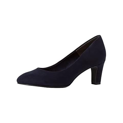 Tamaris Women's 1-1-22418-25 Pump, Blue, 6.5 UK Cover