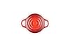 Le Creuset Stoneware Mini Round Cocotte, 8 oz., Cerise #3
