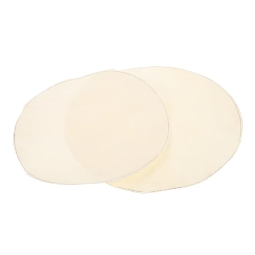 TOYANDONA 2pcs Goat Skin Drum Head Replacement for African Conga and Djembe Drums Easy Installation Authentic Sound Quality Accessory