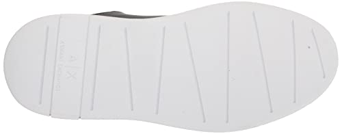 A｜X ARMANI EXCHANGE Men's Thick Sole Leather Sneakers4