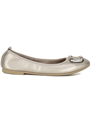 Image of Bata Women Yemaria Ballet Flat Ballerina, Grey, (5502044)