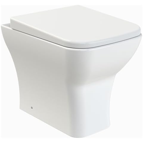 nuie Ava Modern Back to Wall Toilet Cover