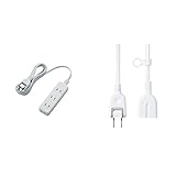 【延長コードセット 3m】 エレコム 電源タップ 4個口 スイングプラグ 2m ホワイト T-TS02-2420WH