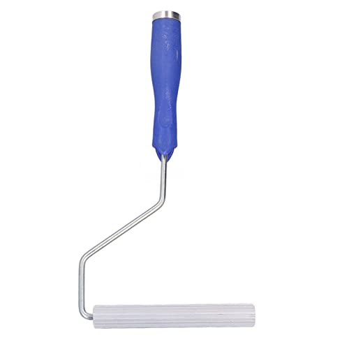 KIMISS Apto para Rodillo de Burbujas Laminado de Fibra de Vidrio de 21x150 Mm - Rodillo de Espuma de Aleación de Aluminio para Revestimiento de Resina FRP, Eliminación de Burbujas de Aire y Mejora