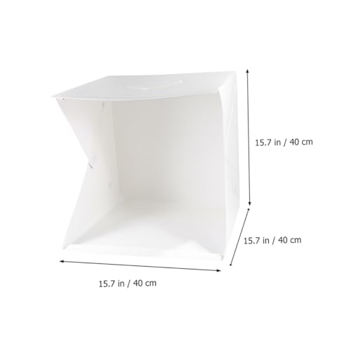 Mini cube d'éclairage photo 40cm pliable avec studio LED portable - 2