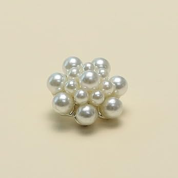10/20 szt. 18 mm perłowe białe perłowe guziki kwiatowe guziki perłowe do szycia(20pcs)