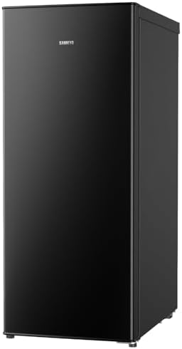 （08:00時点） SAMKYO 冷凍庫 70L 幅35.6cm スリム 自動霜取り 急速冷凍 -27℃ 5段階温度調節 ファン式 冷凍ストッカー 前開き 省スペース 静音 セカンド冷凍庫 家庭用 ZU70SD ブラック