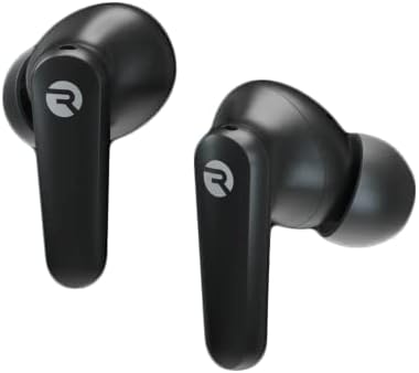 Raycon Work Earbuds Classic Bluetooth 5.2 Wireless with Noise Cancellation, Awareness Mode, 33 Hours of Battery, IPX5 Waterproof (Carbon Black)