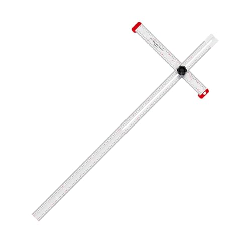 predolo 正方形測定ツール、穴の位置決め定規、設計プロジェクト用のスライド式測定装置, 120CM