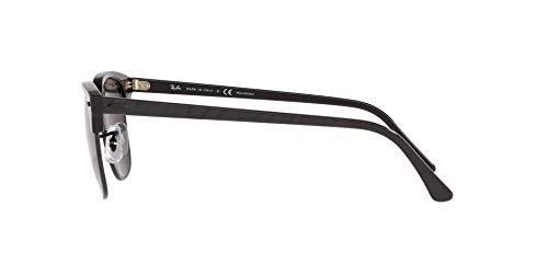 Image of Ray-Ban Unisex Sunglasses Wrinkled Black On Black Frame, Black Lenses, 51MM
