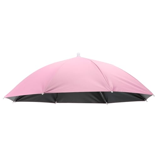 Patikil PTA240312TT000045 Umbrella Hat, 27 Inch Hands-Free Fishing Umbrella Hat Elastic Headband Folding Sun Rain Cap cover