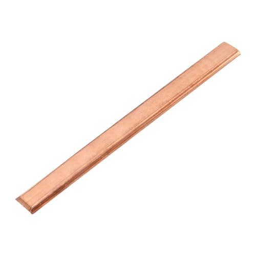 QUARKZMAN 1Stück 8 x 4/5 Kupfer Flachstange 15/64 Dicke Kupferstab Für Erdungssysteme Architekturprojekte
