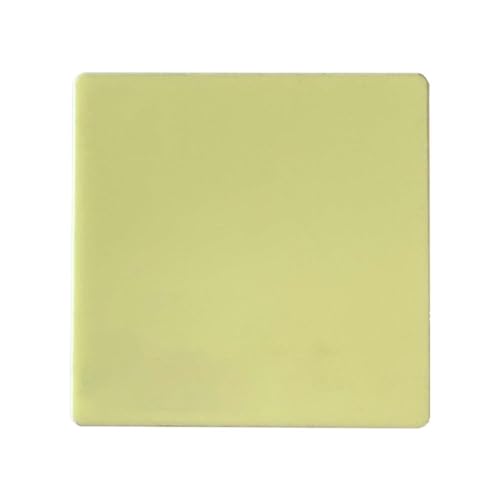 Image of 2pcs Pastel Cell Cast Acrylic Sheets Baby Yellow 1 /8inch (3mm) 11.75x11.75 300x300mm Glossy Matte Laserable Plexiglass Sheets Plasitc Board for Laser Cutting Engraving DIY Project Craft Sign
