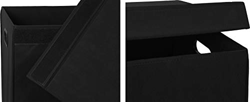 Simplehouseware Double Laundry Hamper With Lid And Removable Laundry Bags, Black #TOP5