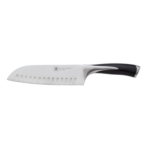 Richardson Sheffield KYU Santoku-Messer, breite Klinge 17,5cm, extrem scharf & schnitthatig, rutschfester Griff… – Ansicht 1