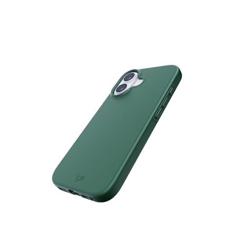 Image of Tech21 EvoLite Case for iPhone 17 - Quantum Green | Slim Protective Case | Impact Protection | Wireless Charging Compatible