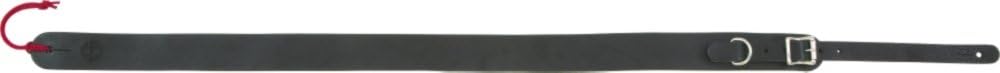 DiMarzio DD3252 Custom Italian Leather Guitar Strap with Buckle - Black (Short)