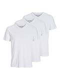 JACK & JONES Male T-Shirt 3er-Pack Einfarbig T-Shirt