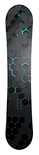 Black Teal Hexagon 3D Wrap