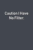 diesel particulate filter golf 6  Caution I have no Filter.: Lined Notebooks
