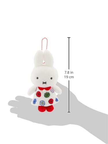 売り切りセキグチ　ミッフィー　フローラル　マスコットキーチェーン miffy Flower Dress マスコットキーチェーン|【ぬいぐるみの