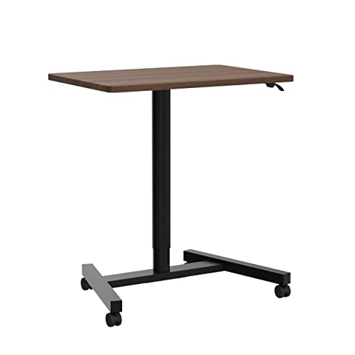 MPETAPT 28-Inch Height Adjustable Laptop Desk, Sit-to-Stand Desk with Lockable Wheels, Rolling Standing Mobile Desk Cart for Home Office Classroom (Coffee) MPETAPT 28-Inch Height Adjustable Laptop Desk, Sit-to-Stand Desk with Lockable Wheels, Rolling Standing Mobile Desk Cart for Home Office Classroom (Coffee)