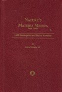 nature's materia medica 1,400 homeopathic and herbal remedies 1424321875 Book Cover