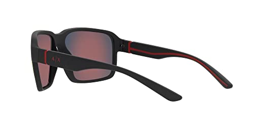 Image of Armani Exchange mens Ax4131su Universal Fit Square Sunglasses