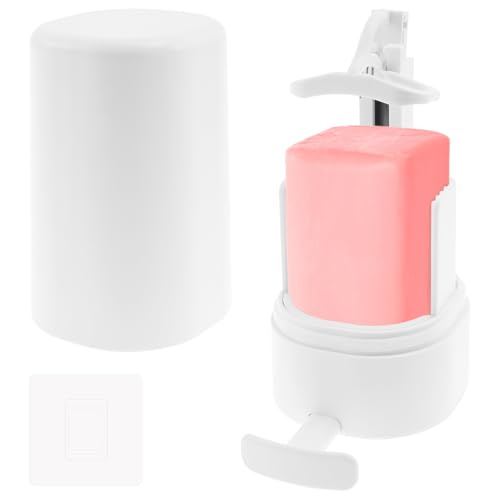 New Soap Grinder Dispenser, Bar Soap Shaver Dispenser, Easy to Install Soap Grinding Box, Hanging No Drilling Bar Soap Dispenser, Versatile Soap Container Grinder for Bathroom