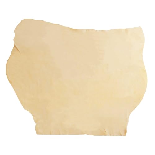 Detailer's Preference Extra Large Natural Sheepskin Leather Chamois, Scratch-Free Absorbent Drying