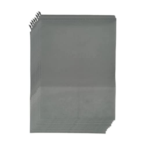 Conrover 24 Pcs Large Travel Storage Shoe Bag, Shoe Pouch Organizer Non-Woven With Rope For Men And Women, Saving Storage Bags With Translucent Window Design, Gray #TOP2