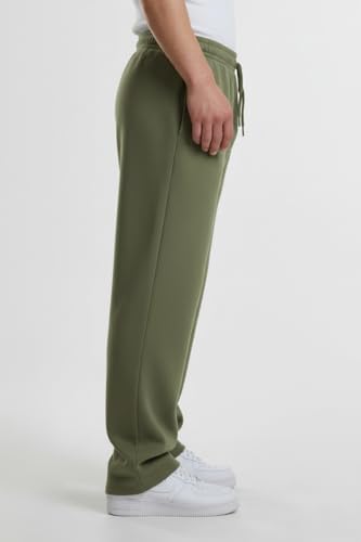 Image of dockstreet Men's /Unisex Open Bottom Drawstring Pure Cotton Stretchable Baggy Jogger Pants