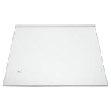 Homoyoyo Glasablage für Kühlschrank mit Trennwand aus Gehärtetem Glas Effiziente Aufbewahrung und Einfache Sichtbarkeit für Küchenorganisation