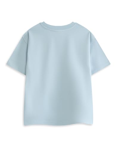 Peter Rabbit Kids Light Blue Graphic Tee | Short Sleeve Crew Neck Cartoon T-Shirt | Character Print Top For Children | Unisex Streetwear Merch - 2-3 Years - 5