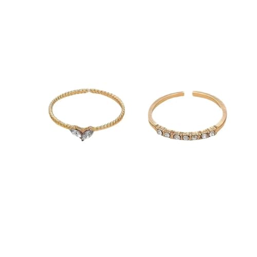Anneaux couronne réglables style punk vintage et géométrie irrégulière pour homme et femme