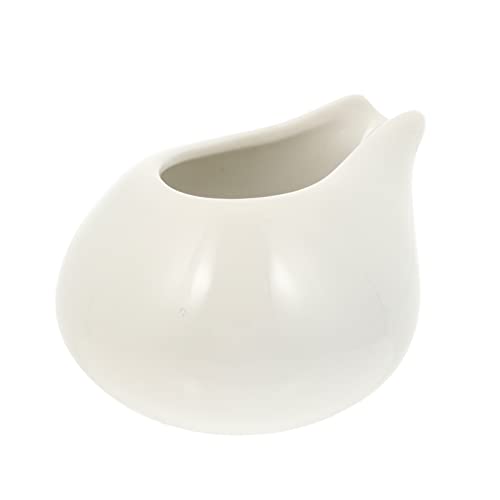 SOLUSTRE Vintage Ceramic Sauce Pitcher with No Handle