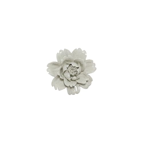 Image of Ceramic Flower Wall Art Decor, Artificial Flower Wall Sculpture,Handmade Ceramic Flowers for Home,Hallway,Living Room, Kitchen,Bathroom (Peony,Spotted Color, 3.55 inch)