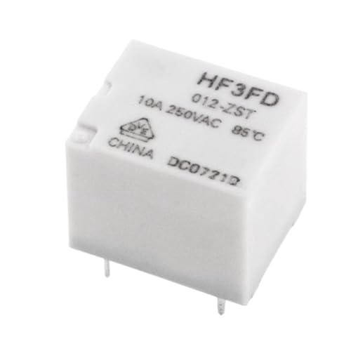 Relais HF3FD 024 ZST 5 pins 10A microrelais 5V 12V 24V carte PCB