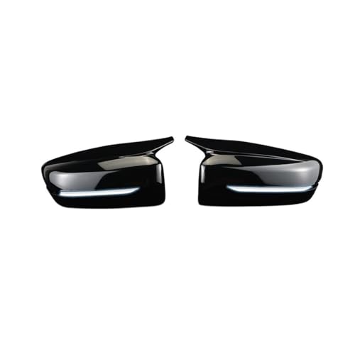Coques de rétroviseur extérieur gauche Série 3 et 4 2019-2022 en plastique ABS noir