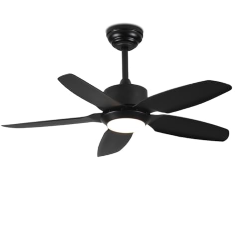 Ventilador de techo con luz 106 cm de diseño elegante y motor CC premium