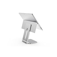 Kensington Stand per Surface Pro e Surface Go Realizzato in Collaborazione con Microsoft, Dotato di Base con Imbottitura Antiscivolo e Superficie Ammortizzante, 126,4 x 139,4 x 193 mm (K58277WW)