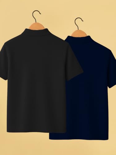 Image of YAZOLE Men's Lycra Blend Round Neck T Shirt | Solid Half Sleeve Regular Fit Tee | Casual Sports Gym Office Travel Running Walking | Perfect for Everyday Use | - (S to XXL)