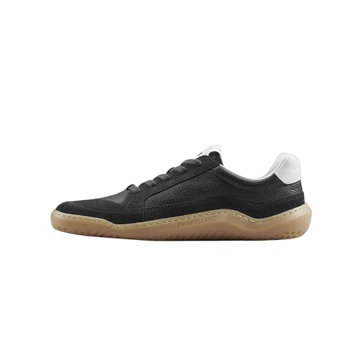 Vivobarefoot Men's Gobi II Sneaker Premium Leather, Obisidian, 10