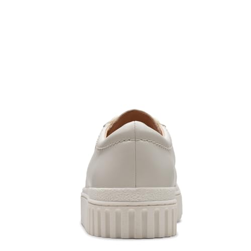Derbies Clarks Mayhill Walk en cuir premium blanc cassé de taille 7 - 4