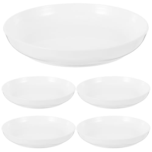 EXCEART 5pcs Ink Dish Imitation Ceramic Palette for Calligraphy Painting Multi-functional Water Plate Snack Tray Present for Art Enthusiasts