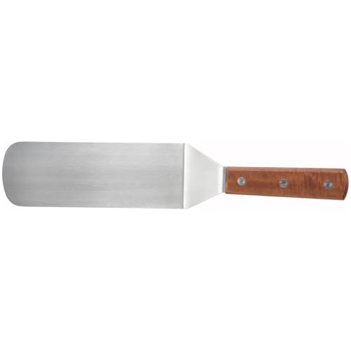 Winco Blade Flexible Turner, 9.5-Inch by 3-Inch, Medium, Stainless Steel, Brown
