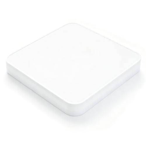Plafonnier LED encastrable moderne blanc 40 cm pour plafond de chambre cuisine et couloir