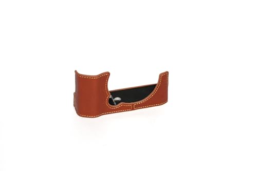 Demi-étui cuir Fujifilm X-M5 XM5 rufous protection fait main