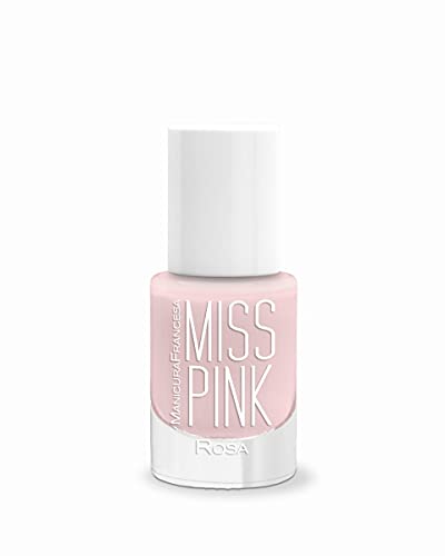 Miss Pink French Manicure Nagellack, Hochglanz-Finish, langanhaltend, glänzend, 03 Pink, 10 ml Cover